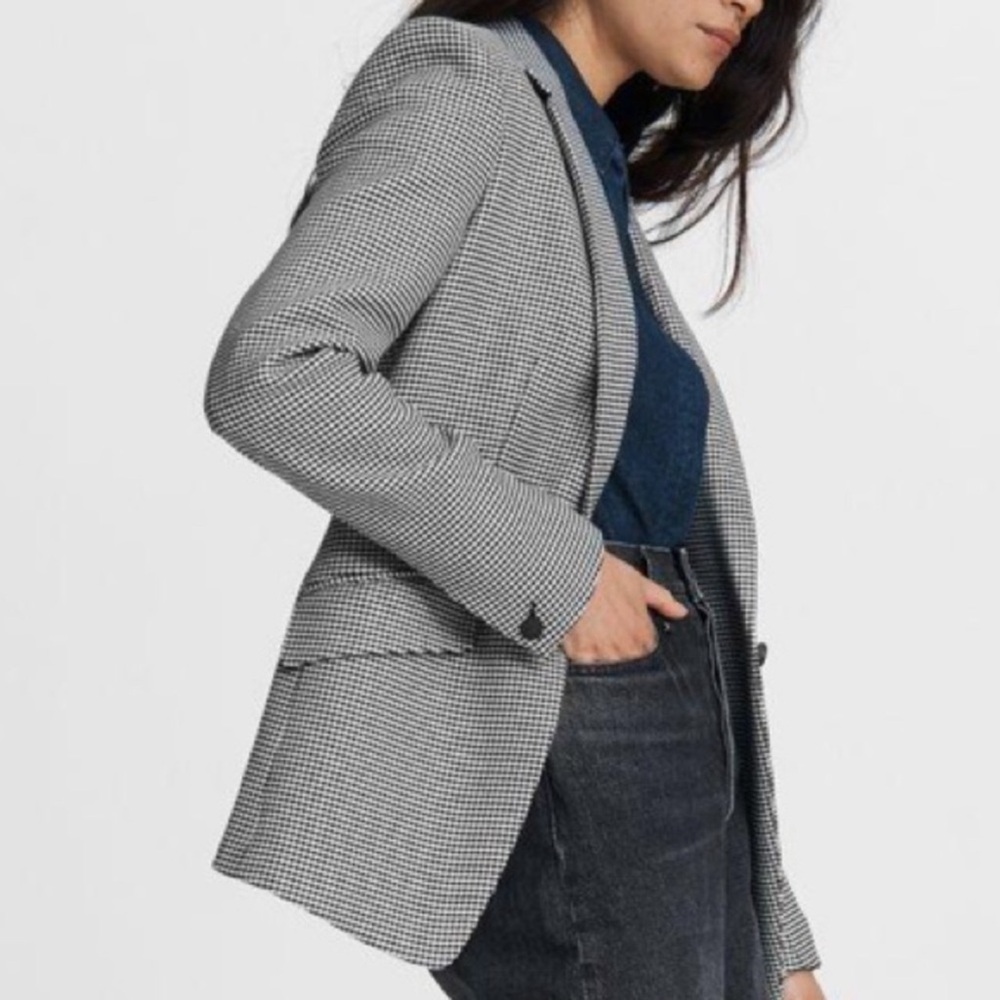 RAG & BONE Andre black houndstooth blazer jacket *New Without Tags*